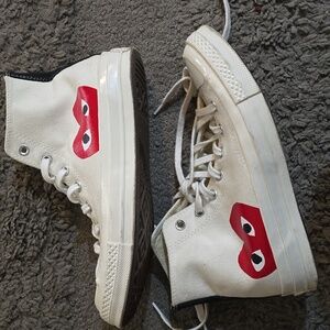 CDG converse like new. Size 8 women’s